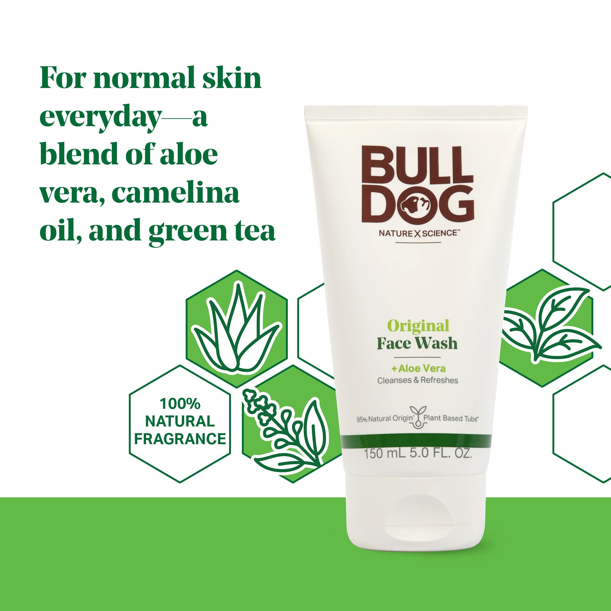 Foto 3 pulgar | Face Wash Bulldog Original 150 Ml Para Hombre, Paquete De 2 - Venta Internacional.