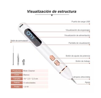 Foto 2 | Cauterizador para Quitar Verrugas Belug Blanco