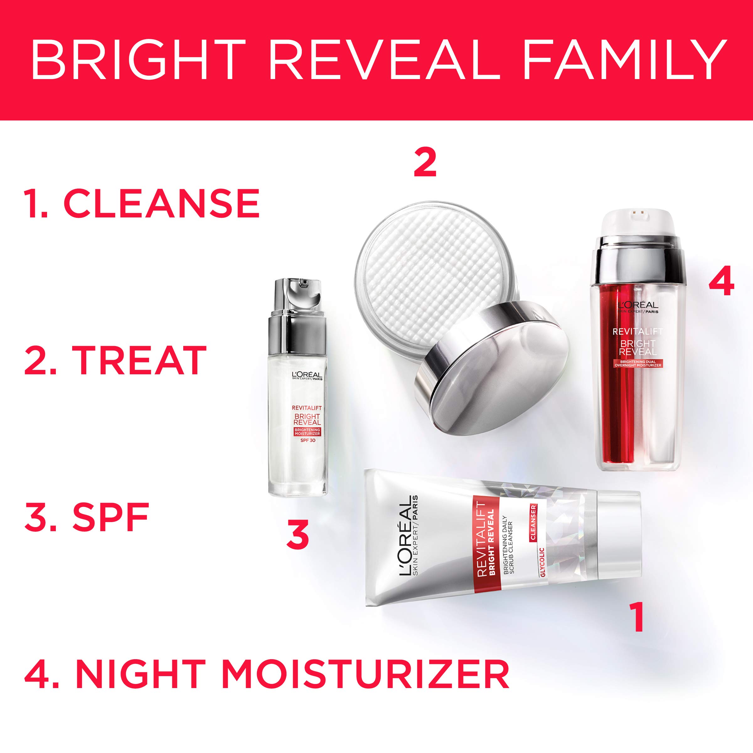 Foto 6 | Crema De Día L'oréal Paris Revitalift Bright Reveal Spf 30 30 Ml - Venta Internacional.