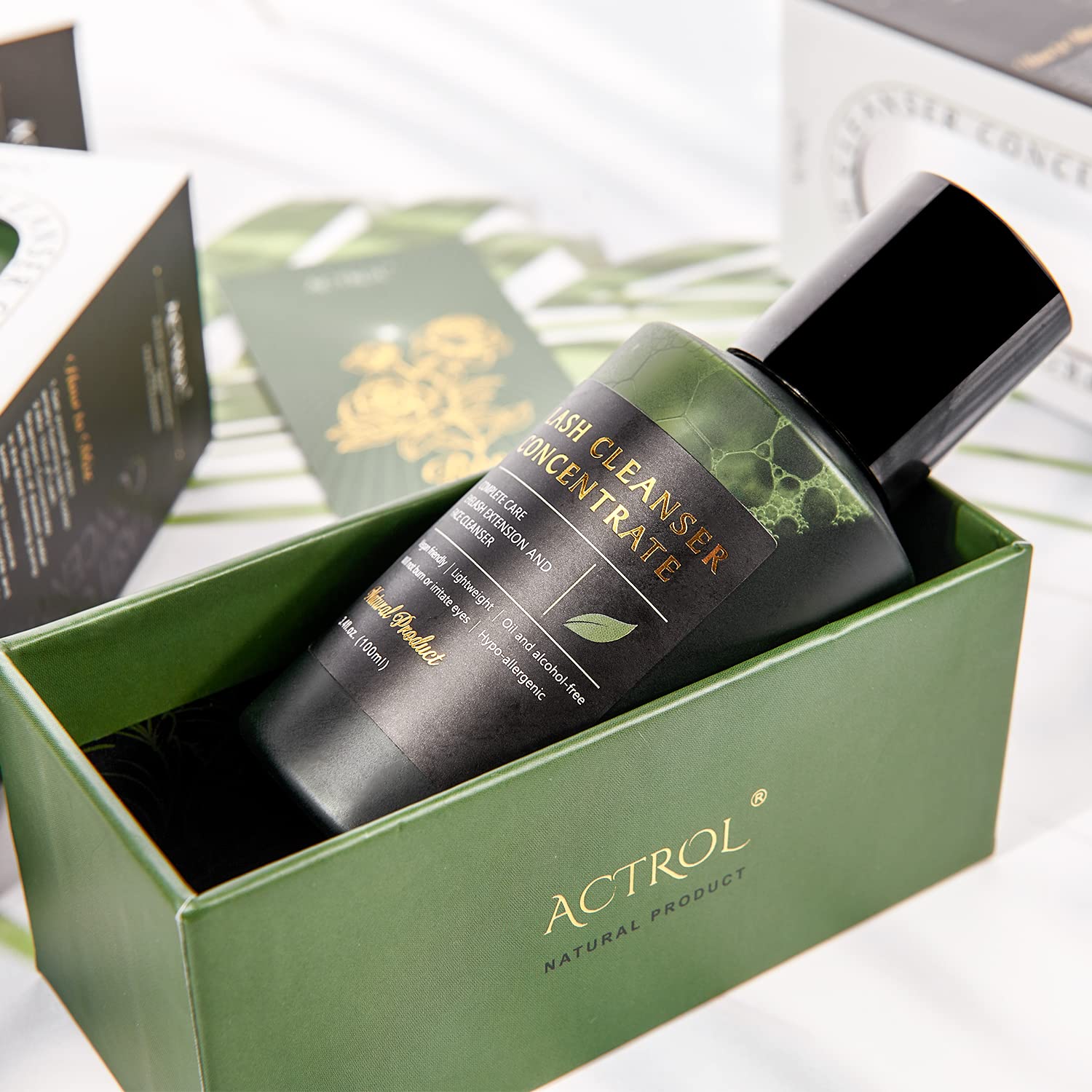 Foto 6 | Limpiador De Pestañas Concentrado Actrol Aloe 100 Ml Con Regalo De Bricolaje - Venta Internacional.