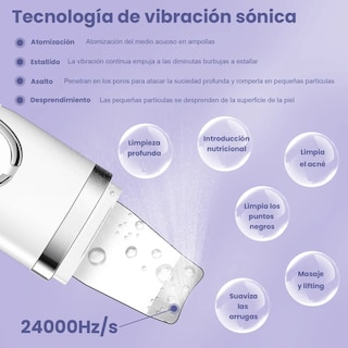 Foto 2 | Limpiador Ultrasónico Facial Para Eliminar Puntos Negros, Exfoliar, Acné Y Limpiar Poros Eo Safe Imports Esi-19020 Bl