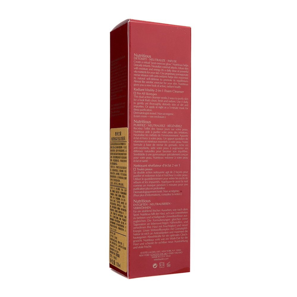 Foto 5 pulgar | Limpiador Estée Lauder Nutritious Radiant Vitality 2 En 1 125 Ml - Venta Internacional.