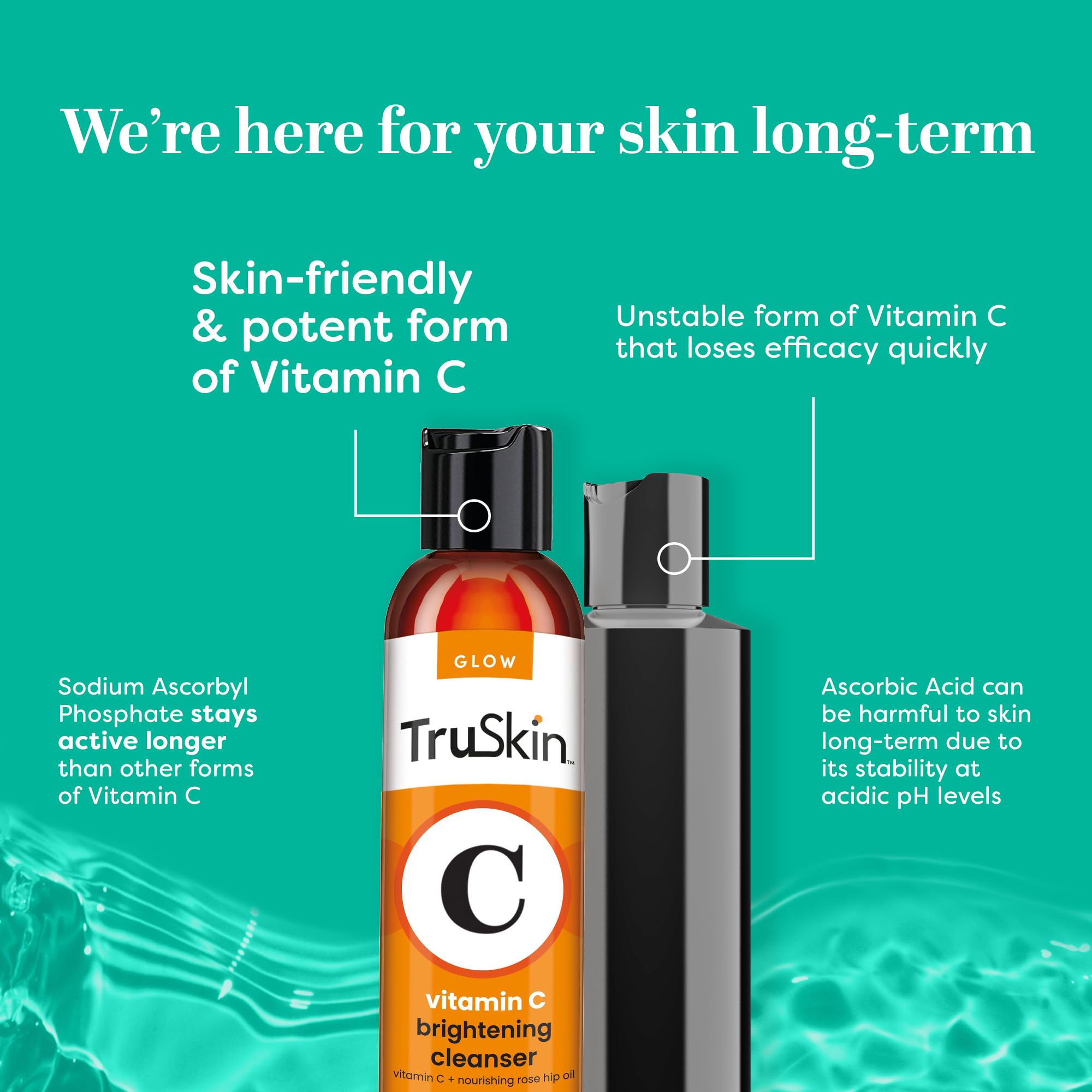 Foto 6 | Limpiador Truskin, Iluminador Con Vitamina C Y Vitaminas C Y E, 120 Ml - Venta Internacional.