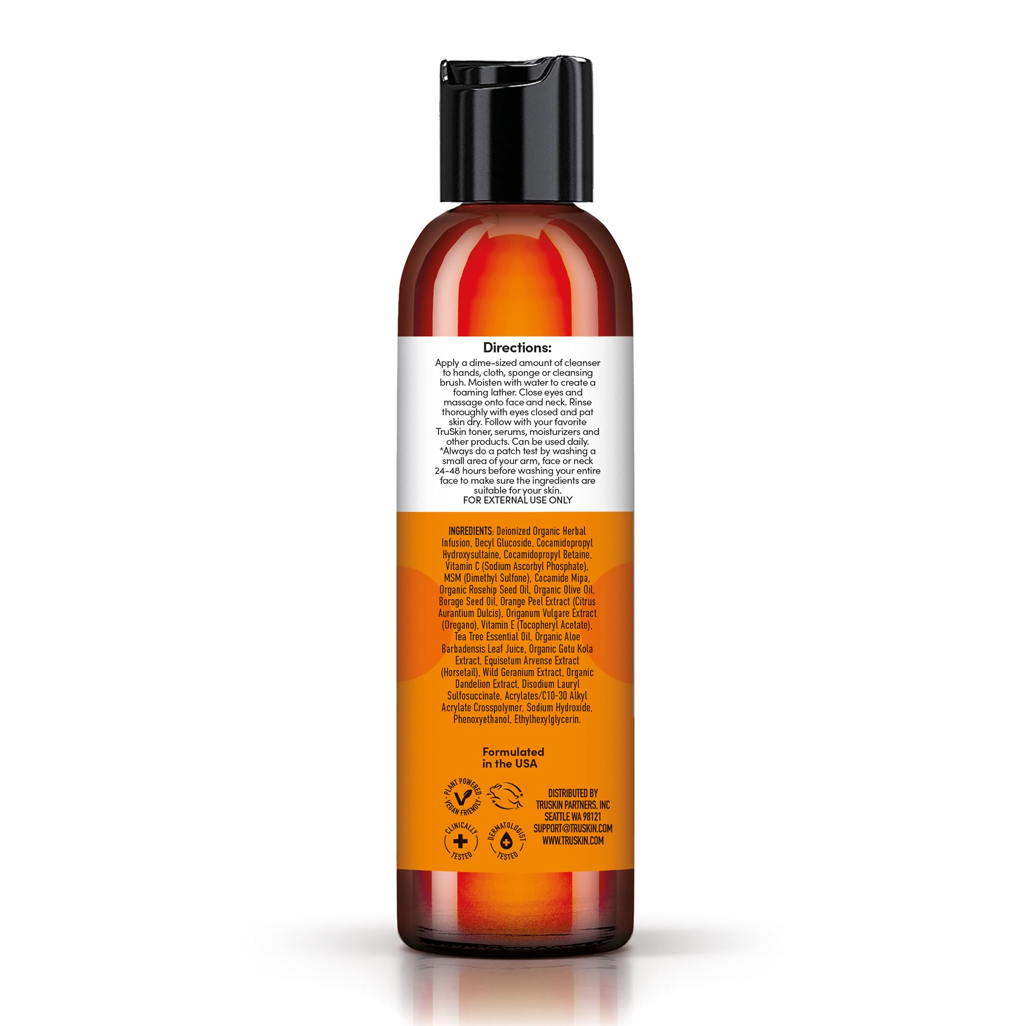 Foto 7 | Limpiador Truskin, Iluminador Con Vitamina C Y Vitaminas C Y E, 120 Ml - Venta Internacional.