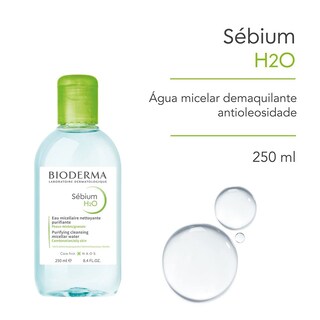 Foto 2 | Agua Micelar Bioderma Sébium H2o 250ml Para Pieles Grasas - Venta Internacional.