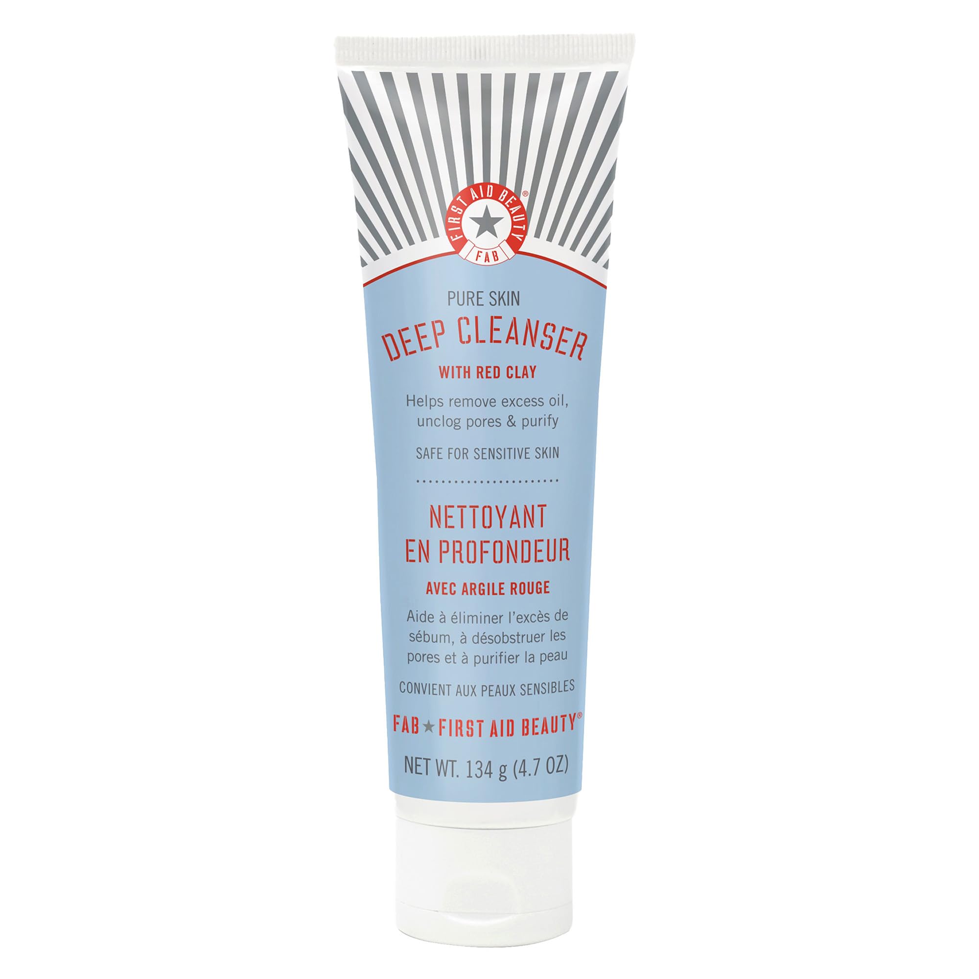 Foto 2 pulgar | Limpiador First Aid Beauty Pure Skin Deep Con Arcilla Roja, 140 Ml - Venta Internacional.