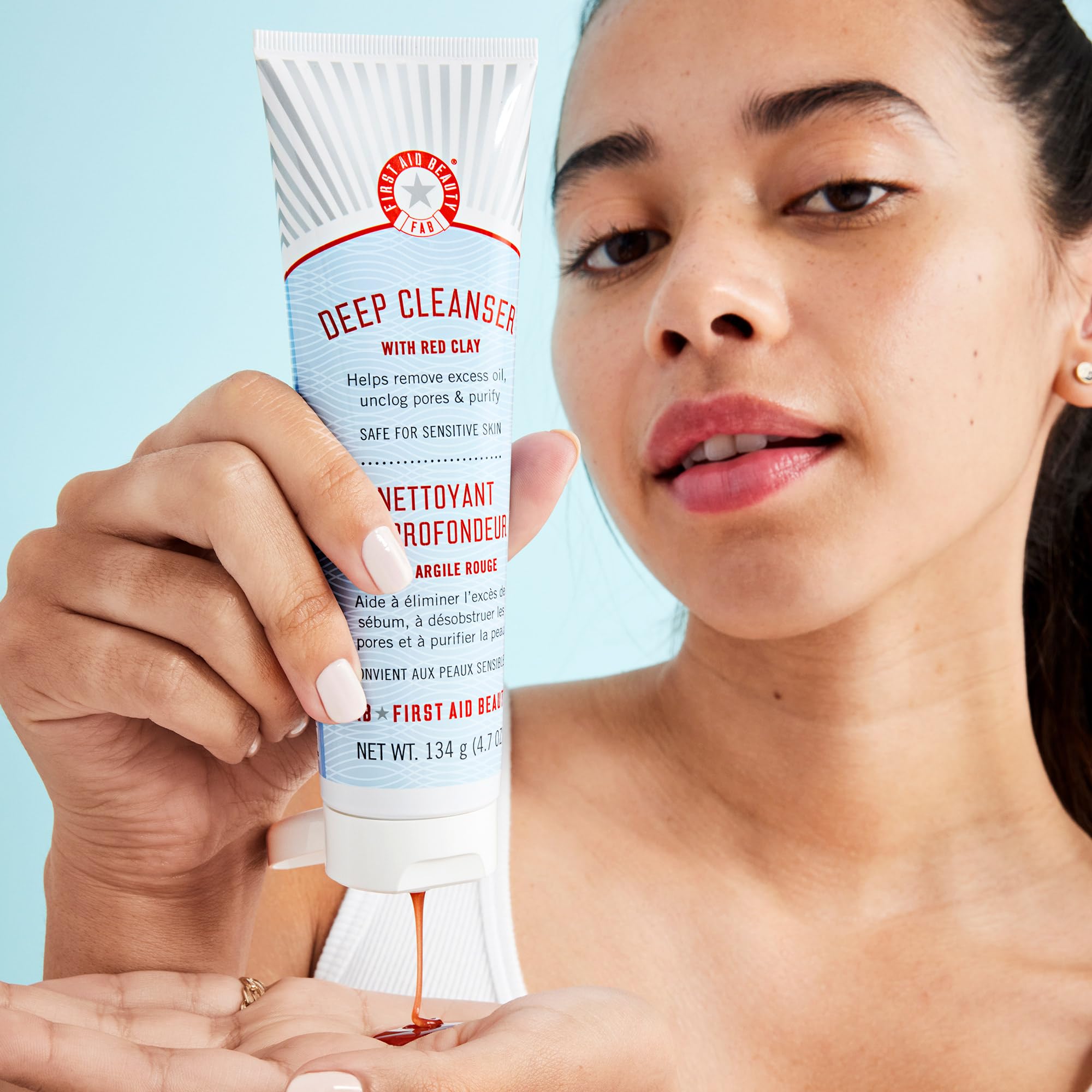 Foto 3 pulgar | Limpiador First Aid Beauty Pure Skin Deep Con Arcilla Roja, 140 Ml - Venta Internacional.