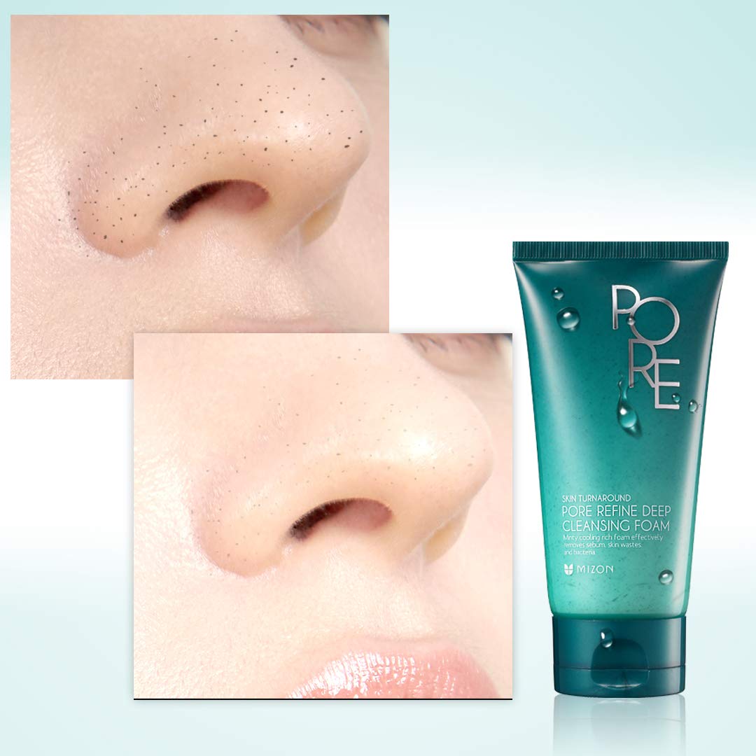 Foto 3 | Espuma Limpiadora Mizon Pore Refine Deep 120 Ml Con Mint Cooling - Venta Internacional.