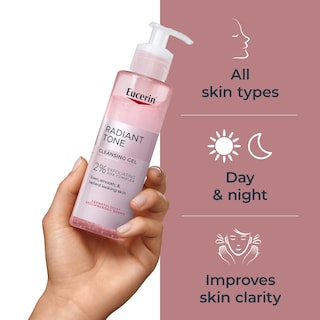 Foto 4 | Gel Limpiador Eucerin Radiant Tone Con Complejo Aha, 200 Ml - Venta Internacional.