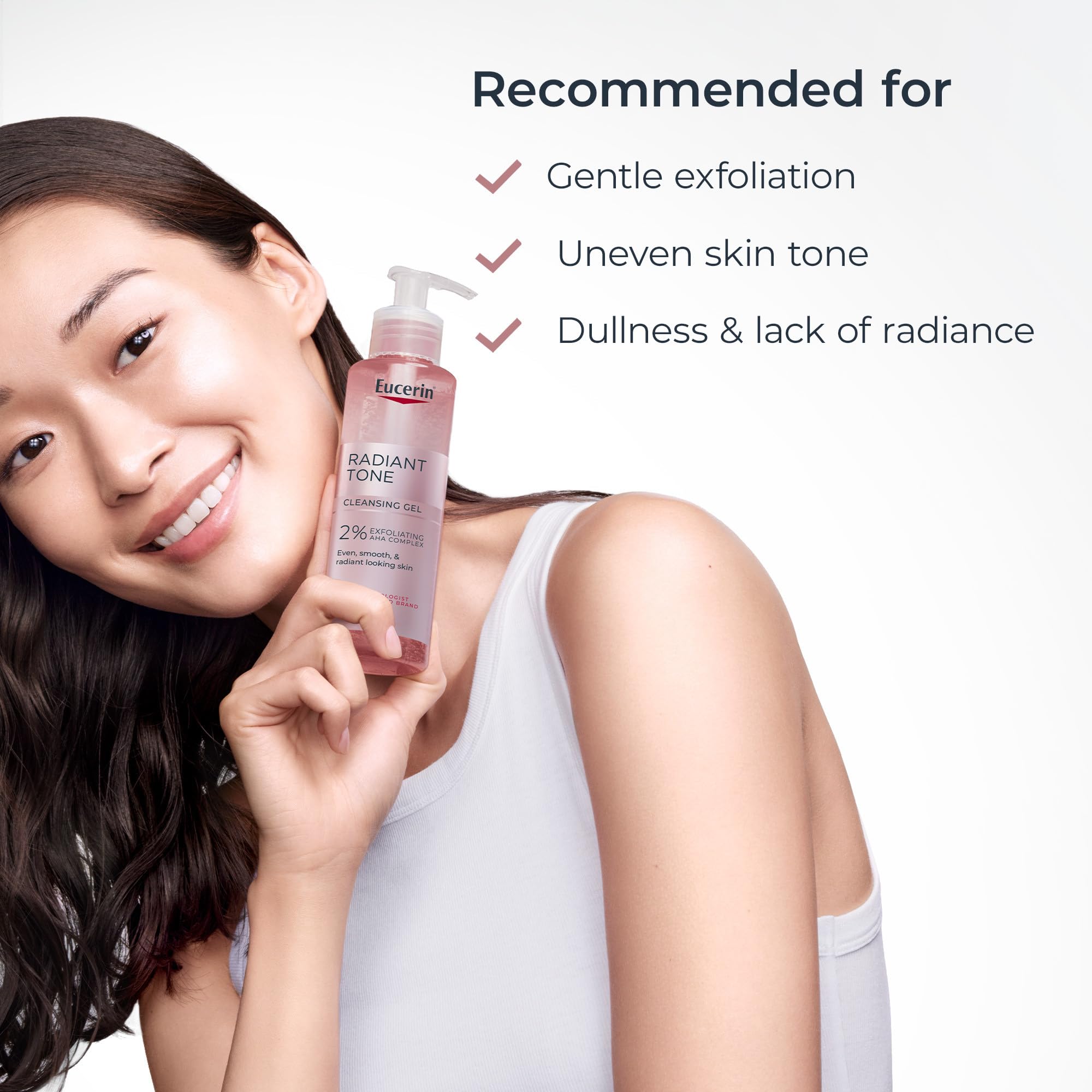 Foto 8 pulgar | Gel Limpiador Eucerin Radiant Tone Con Complejo Aha, 200 Ml - Venta Internacional.