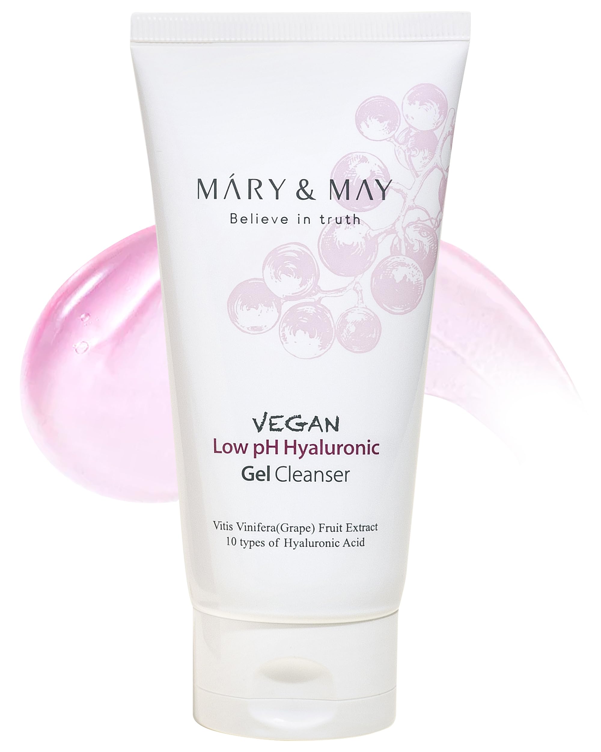Foto 2 pulgar | Gel Hialurónico Vegano De Bajo Ph Mary&may, 150 Ml, Para Pieles Sensibles - Venta Internacional.