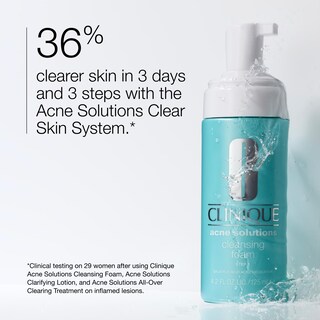 Foto 2 | Espuma Diaria Cleanser Clinique Acne Solutions De 125 Ml Con 1,5% De Ácido Salicílico - Venta Internacional.