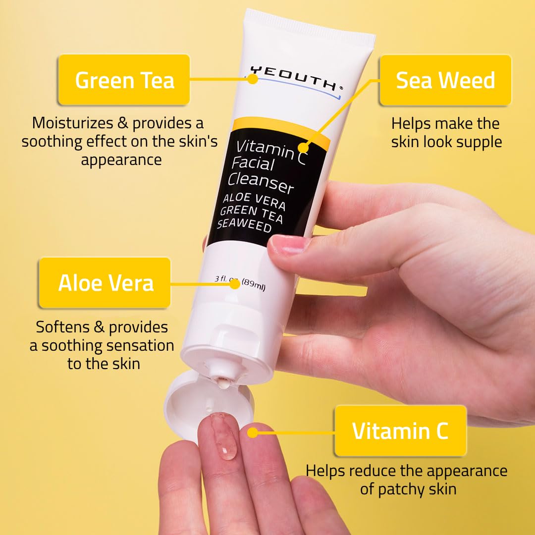 Foto 5 | Limpiador Yeouth Vitamina C Para Rostro 90 Ml Con Aloe Vera - Venta Internacional.