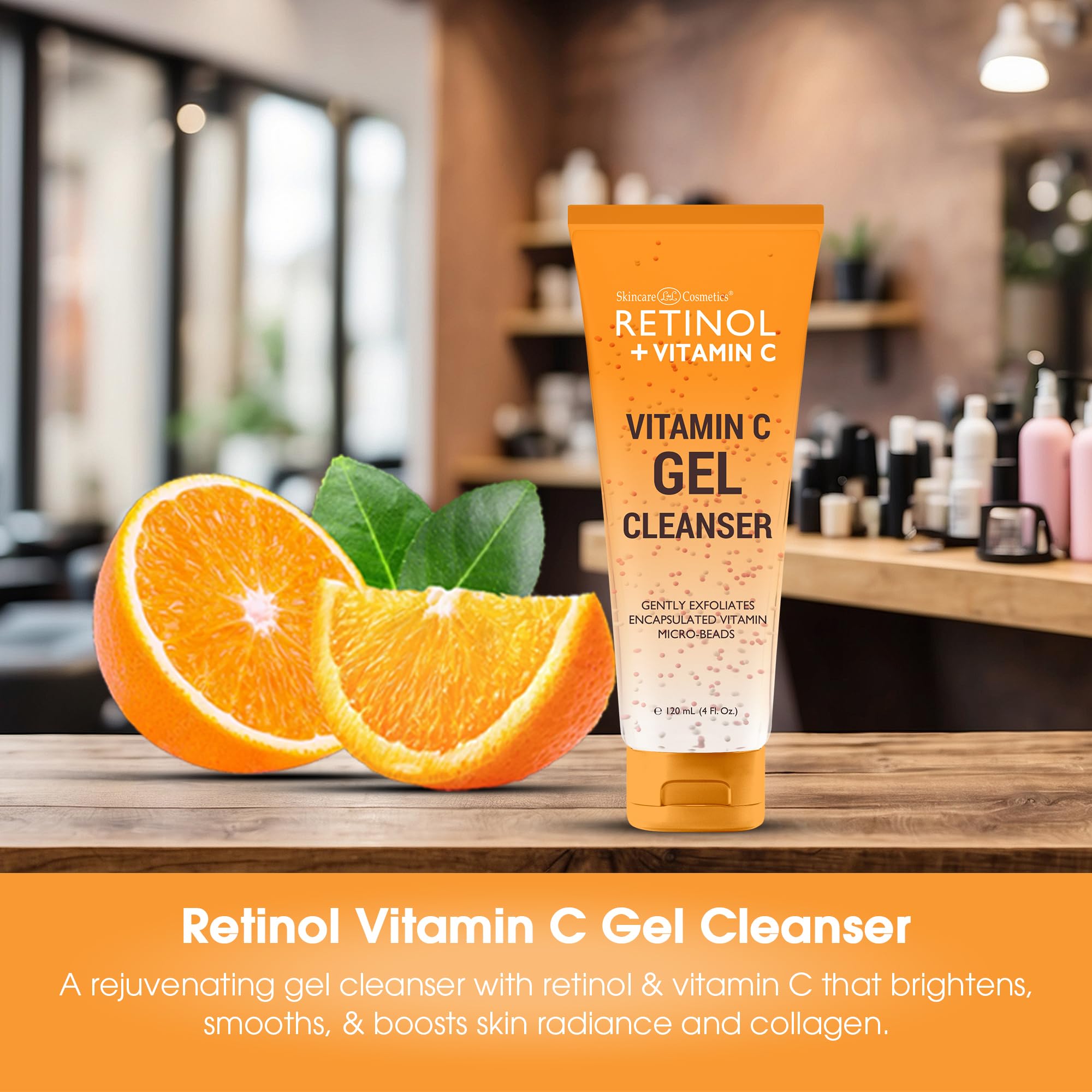 Foto 2 | Limpiador Facial Con Retinol Y Vitamina C, Iluminador, 120 Ml - Venta Internacional.