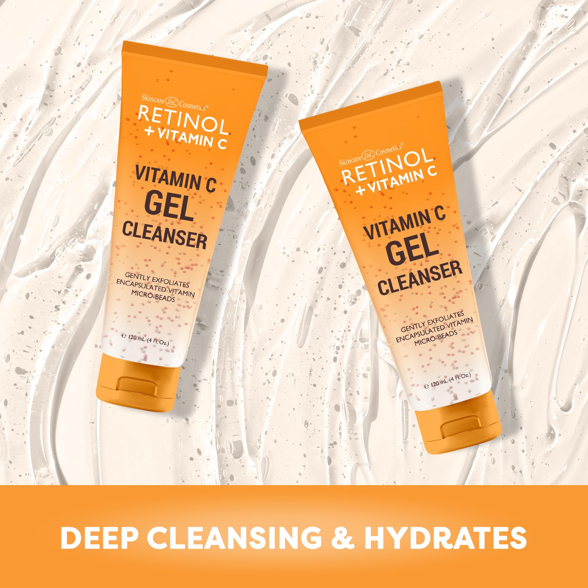 Foto 5 pulgar | Limpiador Facial Con Retinol Y Vitamina C, Iluminador, 120 Ml - Venta Internacional.