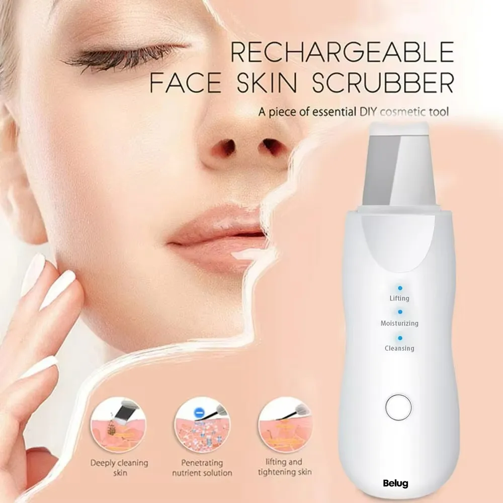 Foto 5 | Limpiador Facial Ultrasonico Belug Skin Scrubber Exfoliador Piel Blanco