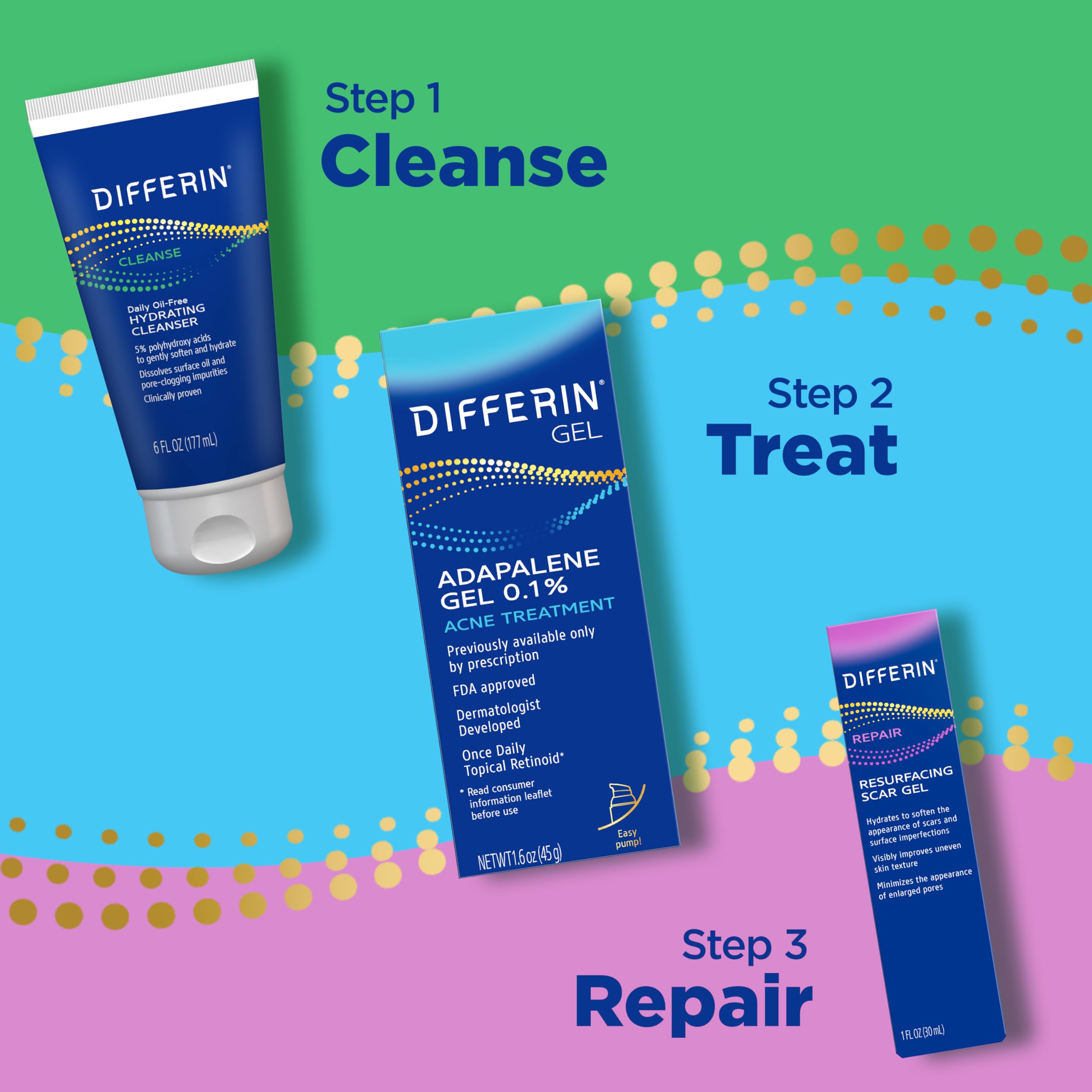 Foto 6 | Gel Differin Para Tratamiento Facial De Manchas Y Cicatrices De Acné, 30 Ml - Venta Internacional.