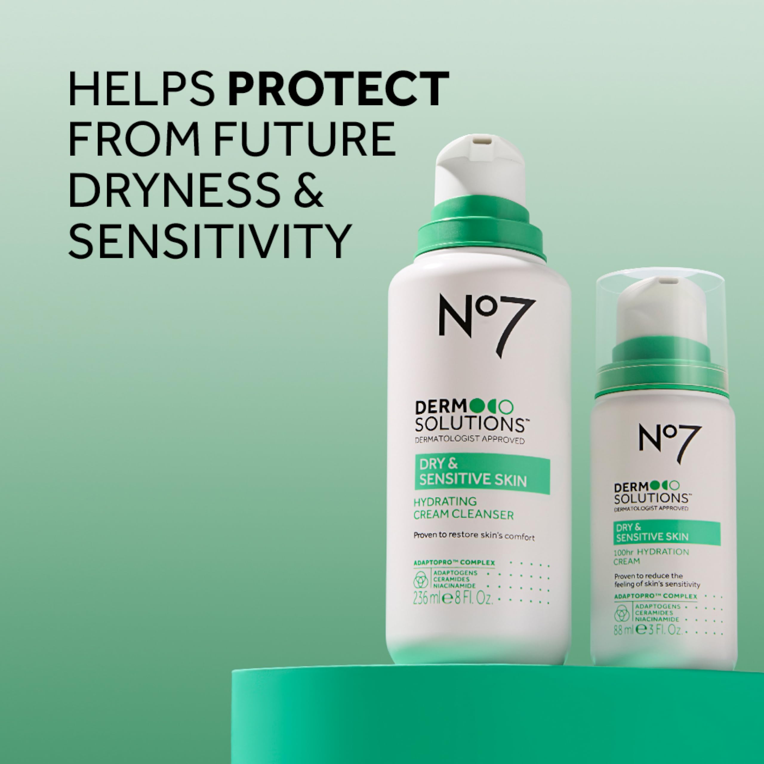 Foto 6 | Limpiador Facial No7 Derm Solutions Que Hidrata 240 Ml Para Piel Seca - Venta Internacional.