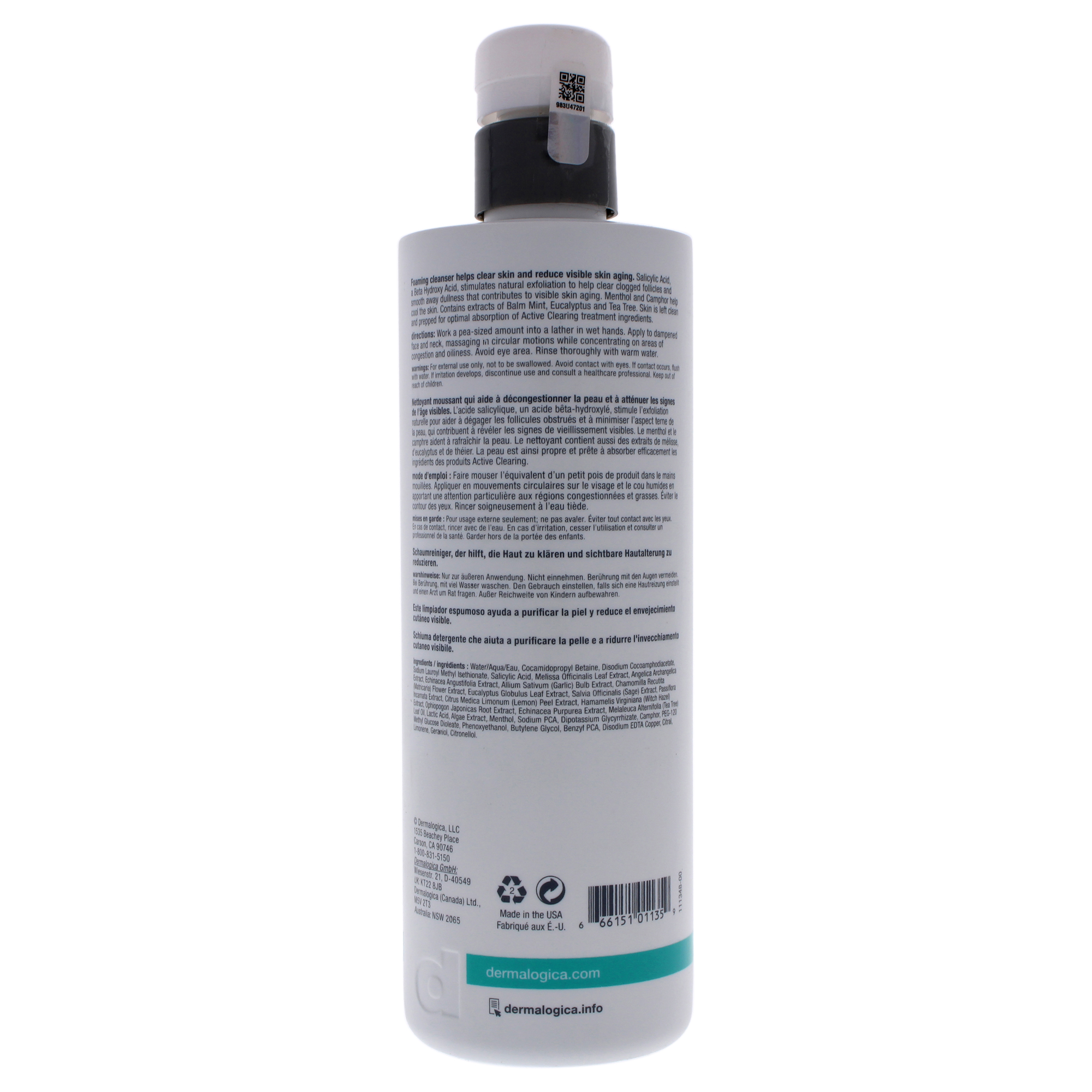 Foto 2 | Limpiador Limpiador Dermalogica Clearing Skin Wash 500 Ml - Venta Internacional.