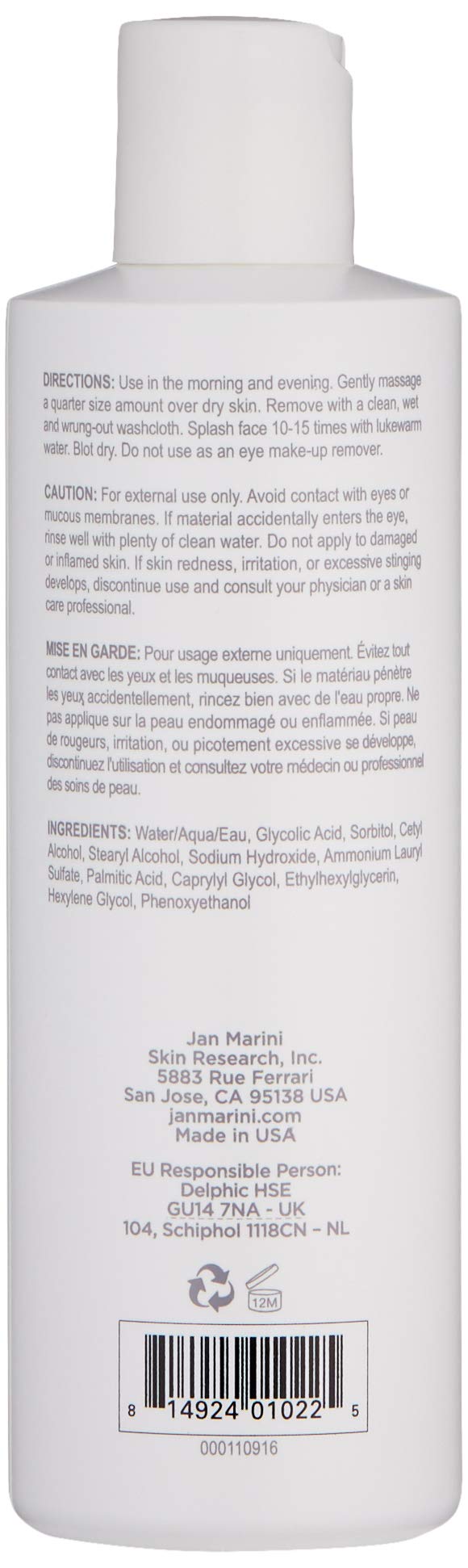 Foto 5 | Limpiador Facial Jan Marini Skin Research Bioglycolic 240 Ml - Venta Internacional.