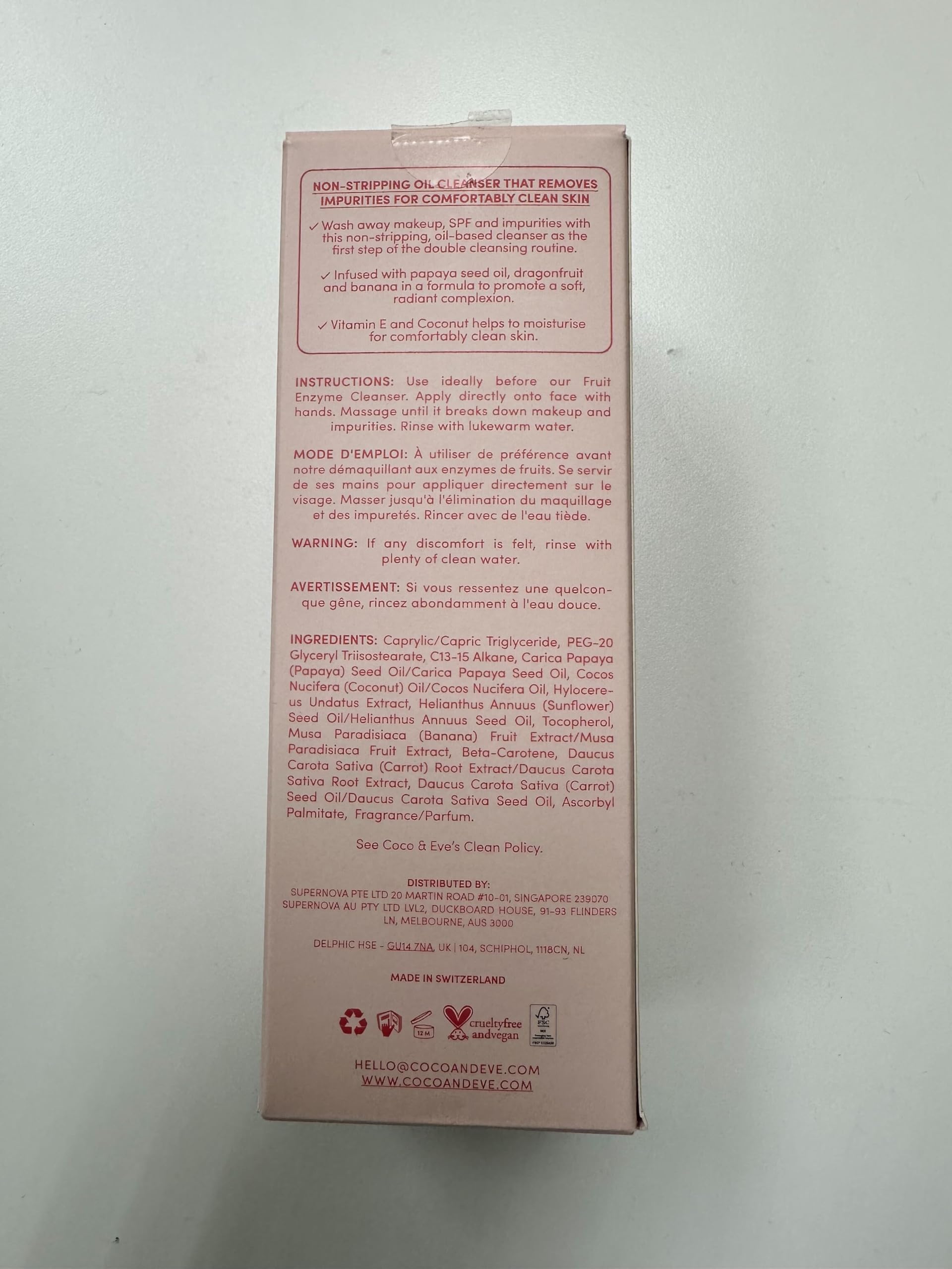 Foto 7 | Aceite Limpiador Aceite De Semillas De Coco Y Eva Con Antioxidantes 120 Ml - Venta Internacional.