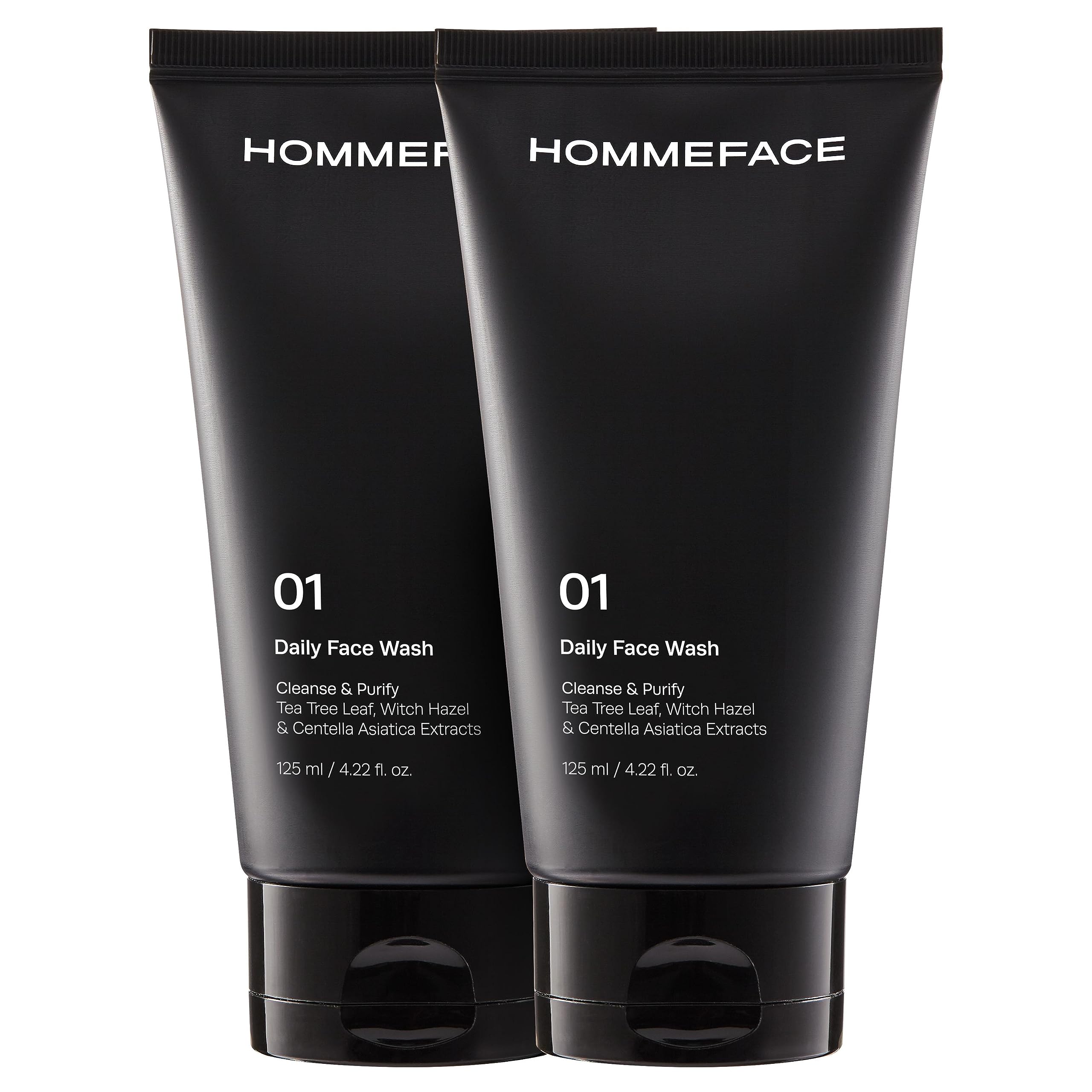 Foto 2 pulgar | Face Wash Hommeface Daily, Paquete De 2 Unidades Para Hombres Con Colágeno, 125 Ml - Venta Internacional.