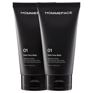Foto 1 | Face Wash Hommeface Daily, Paquete De 2 Unidades Para Hombres Con Colágeno, 125 Ml - Venta Internacional.