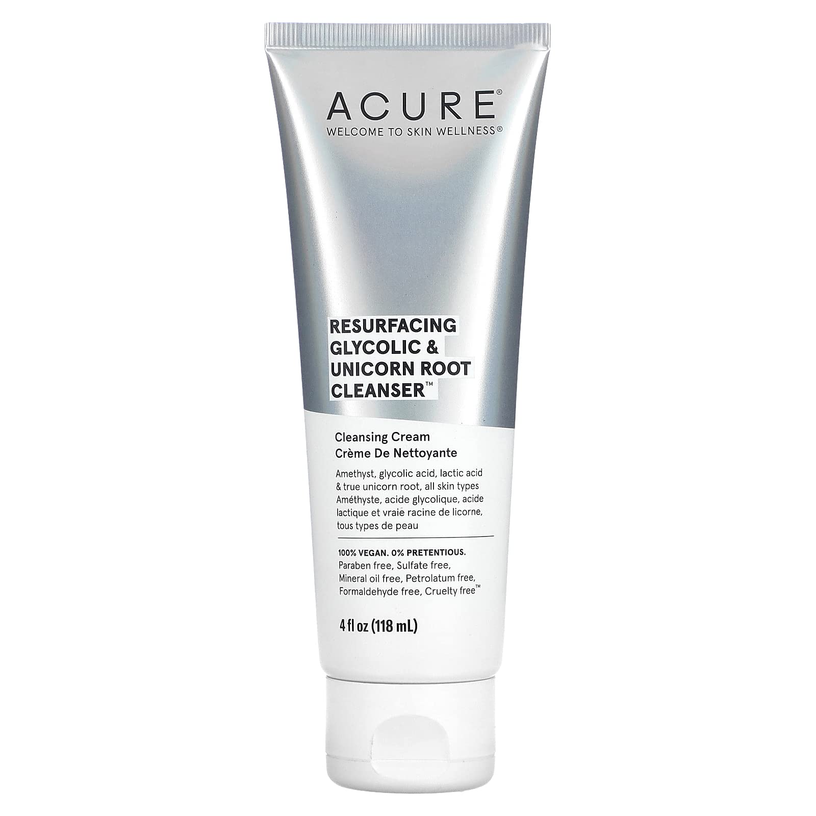 Foto 1 | Crema Limpiadora Acure Resurfacing Glicolic & Unicorn Root 120 Ml - Venta Internacional.