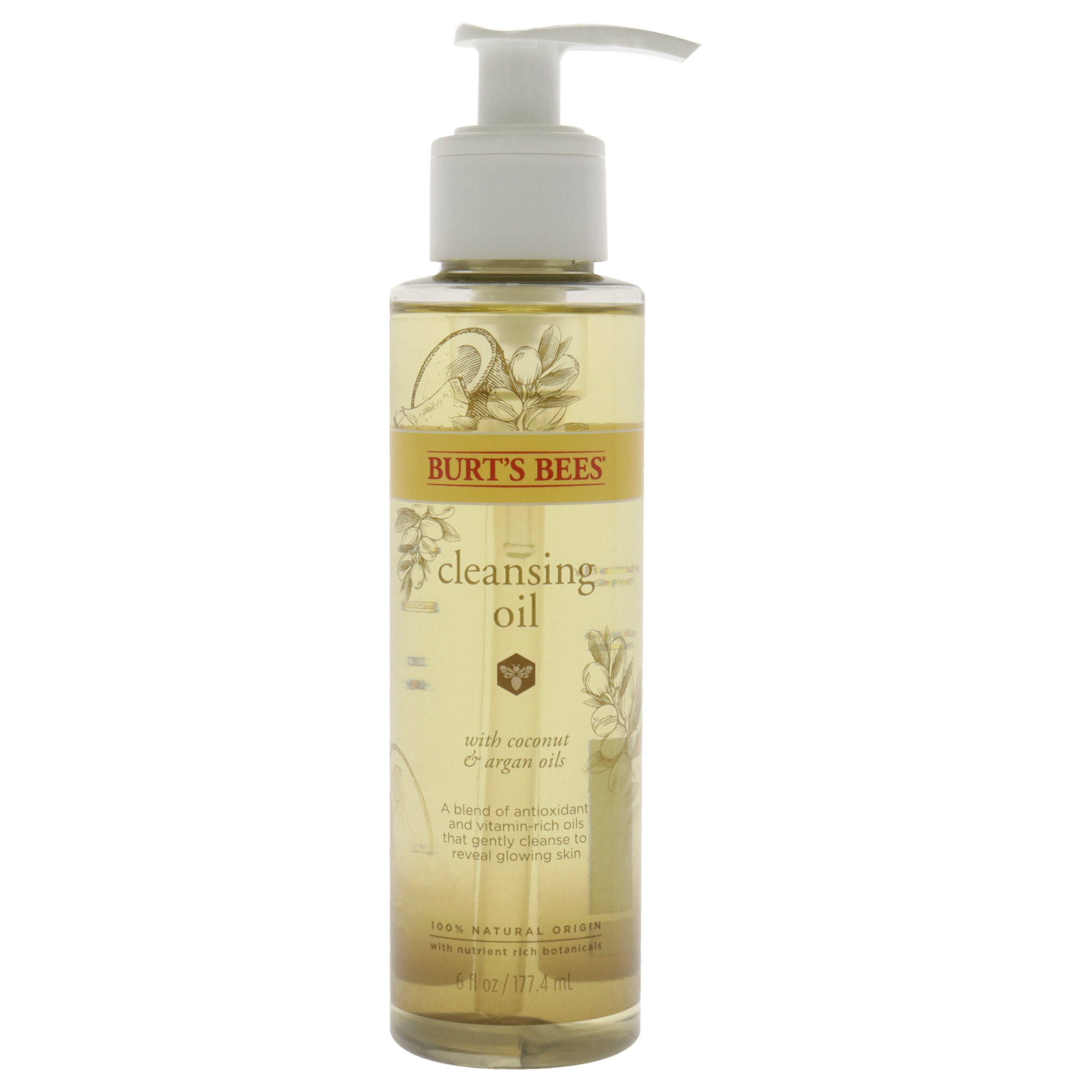 Foto 1 | Limpiador Facial Burts Bees, Aceite De Coco Y Argán, 180 Ml, Unisex - Venta Internacional.
