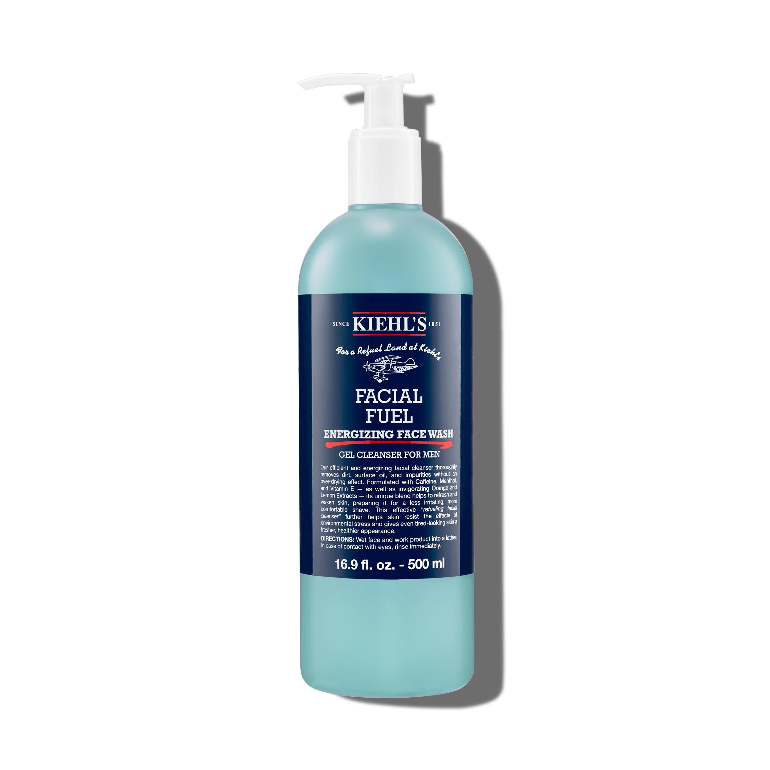 Foto 1 | Face Wash Kiehl's Facial Fuel Refreshing Gel Para Hombre, 500 Ml - Venta Internacional.