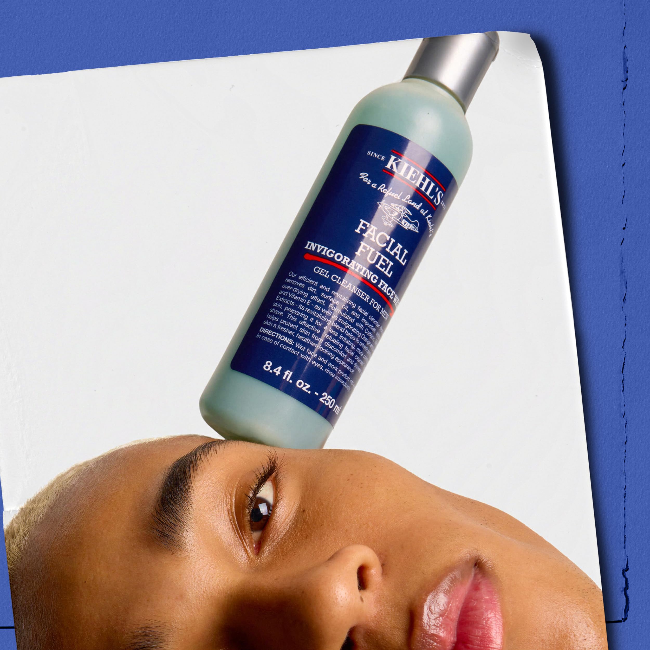 Foto 7 pulgar | Face Wash Kiehl's Facial Fuel Refreshing Gel Para Hombre, 500 Ml - Venta Internacional.