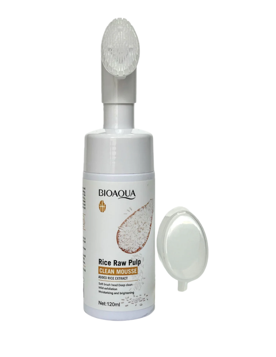 Foto 2 pulgar | Limpiador Facial Bioqua Rice Raw Pulp 120 Ml