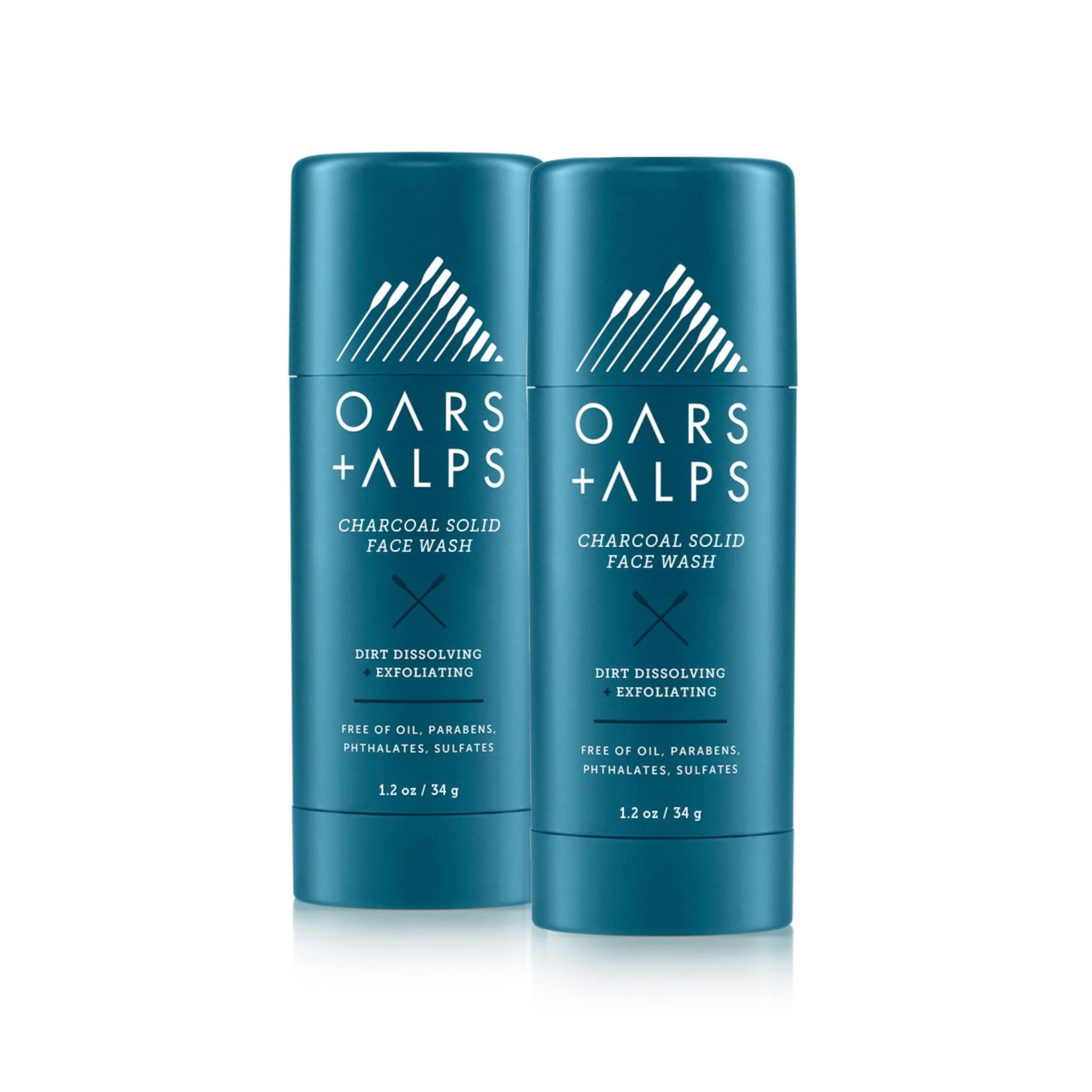 Foto 2 pulgar | Face Wash Oars + Alps, Carbón Activado, 40 Ml, Paquete De 2 - Venta Internacional.