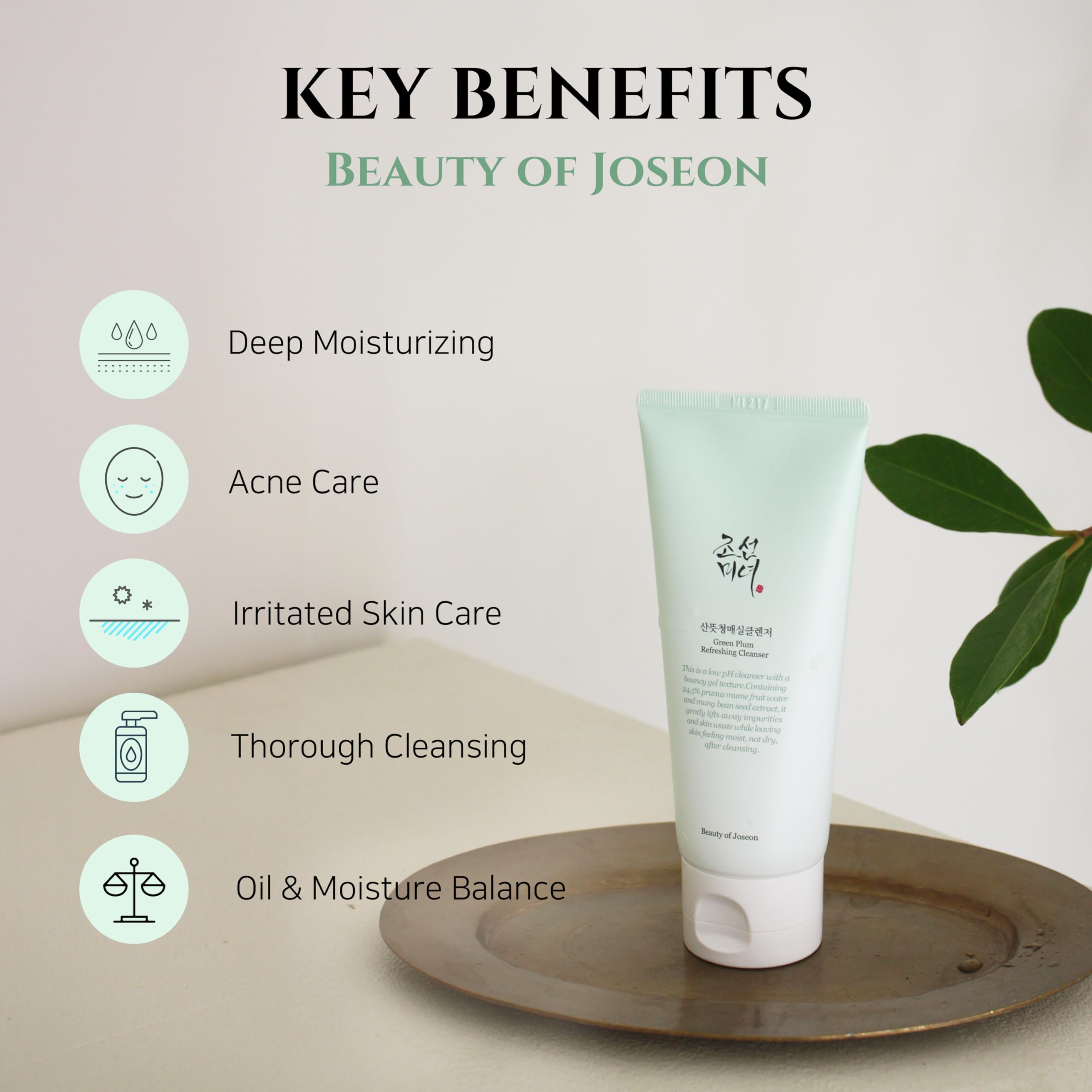 Foto 4 pulgar | Limpiador De Poros Profundos Cleanser Beauty Of Joseon Green Plum, 100 Ml - Venta Internacional.