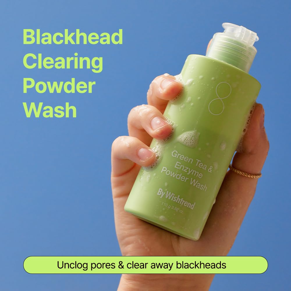 Foto 3 pulgar | Face Wash By Wishtrend, Té Verde Y Enzimas En Polvo, 110 G - Venta Internacional.