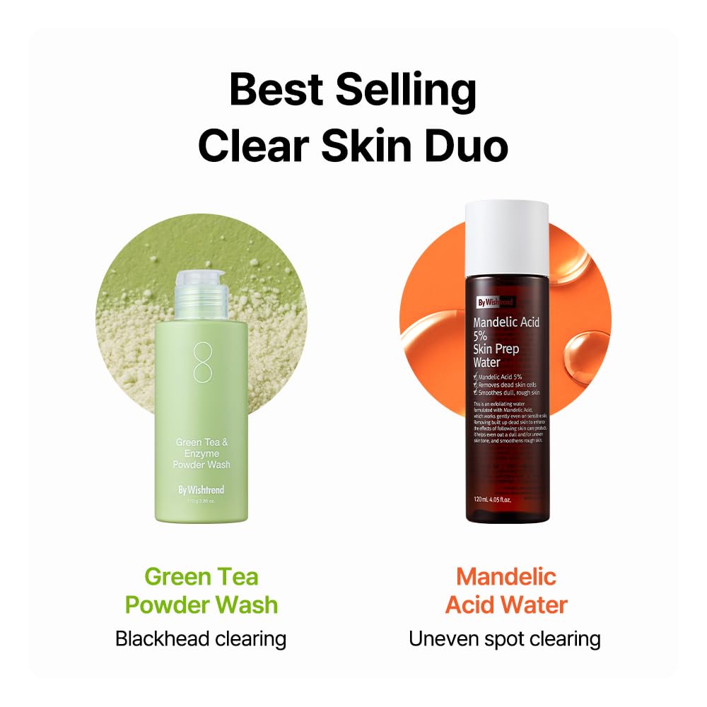 Foto 7 | Face Wash By Wishtrend, Té Verde Y Enzimas En Polvo, 110 G - Venta Internacional.
