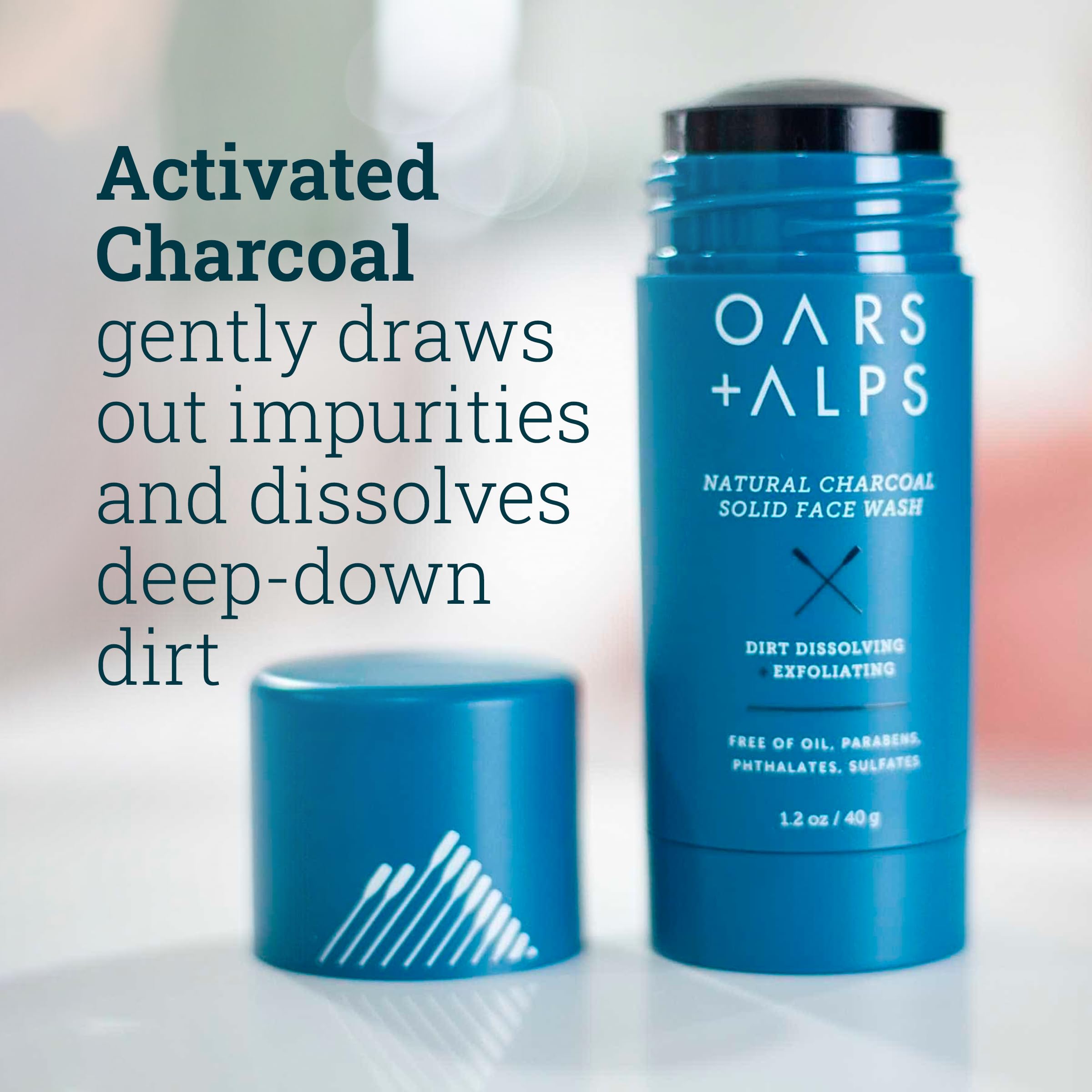 Foto 4 pulgar | Face Wash Oars + Alps, Carbón Activado, 35 Ml, Tamaño De Viaje - Venta Internacional.