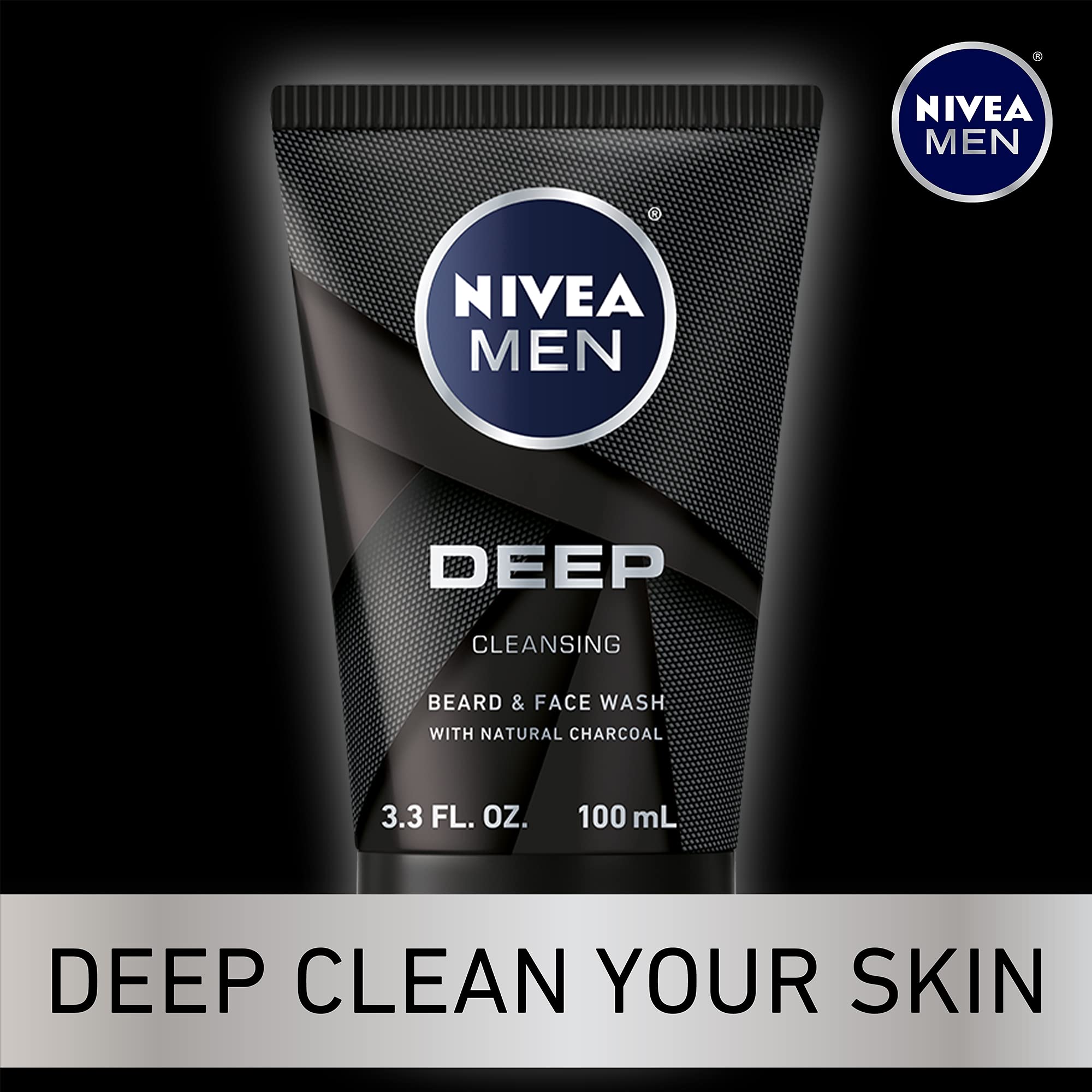 Foto 4 | Limpiador Facial Nivea Men Deep Cleanser Para Barba Y Rostro - Venta Internacional.