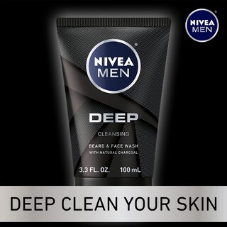 Foto 4 | Limpiador Facial Nivea Men Deep Cleanser Para Barba Y Rostro - Venta Internacional.