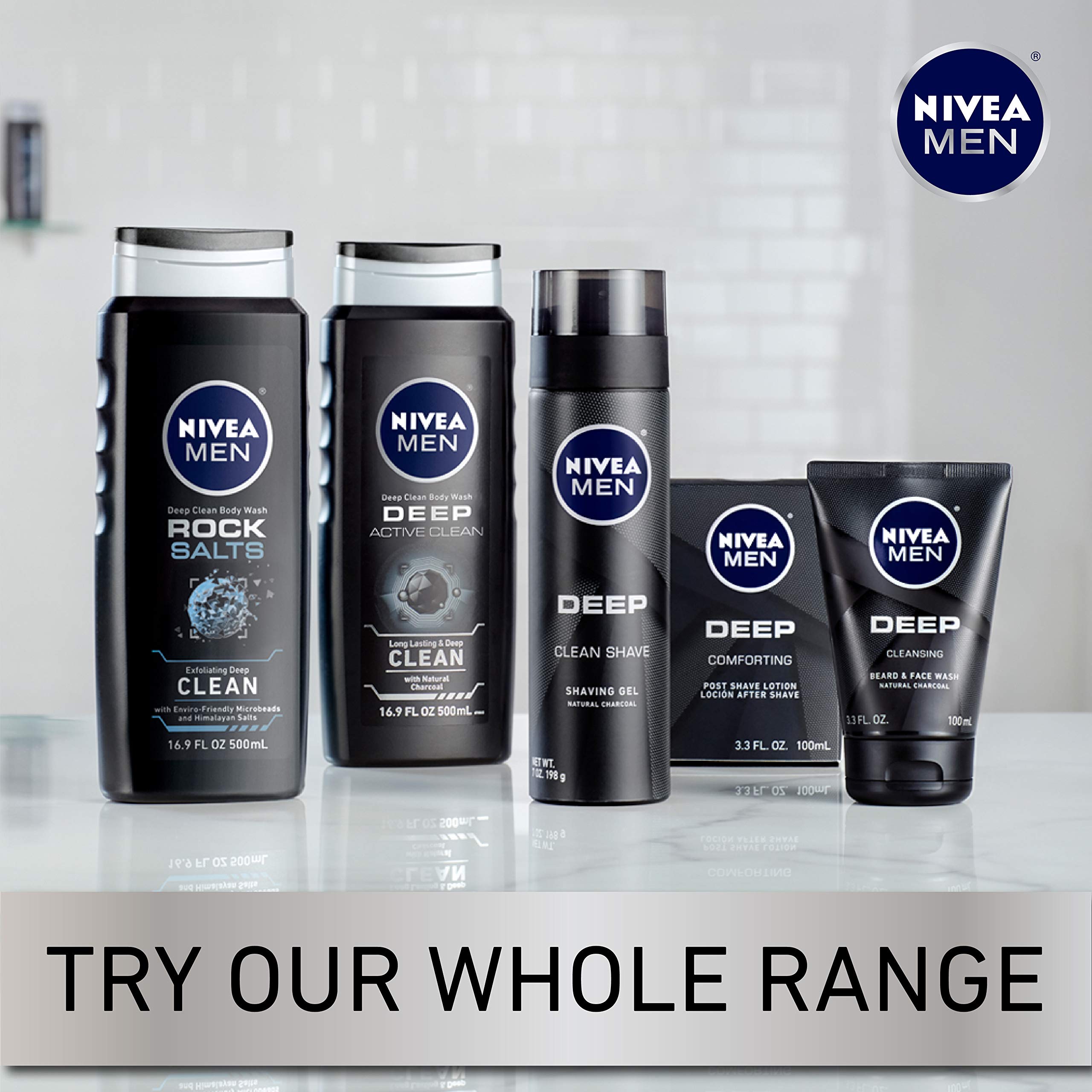 Foto 7 pulgar | Limpiador Facial Nivea Men Deep Cleanser Para Barba Y Rostro - Venta Internacional.