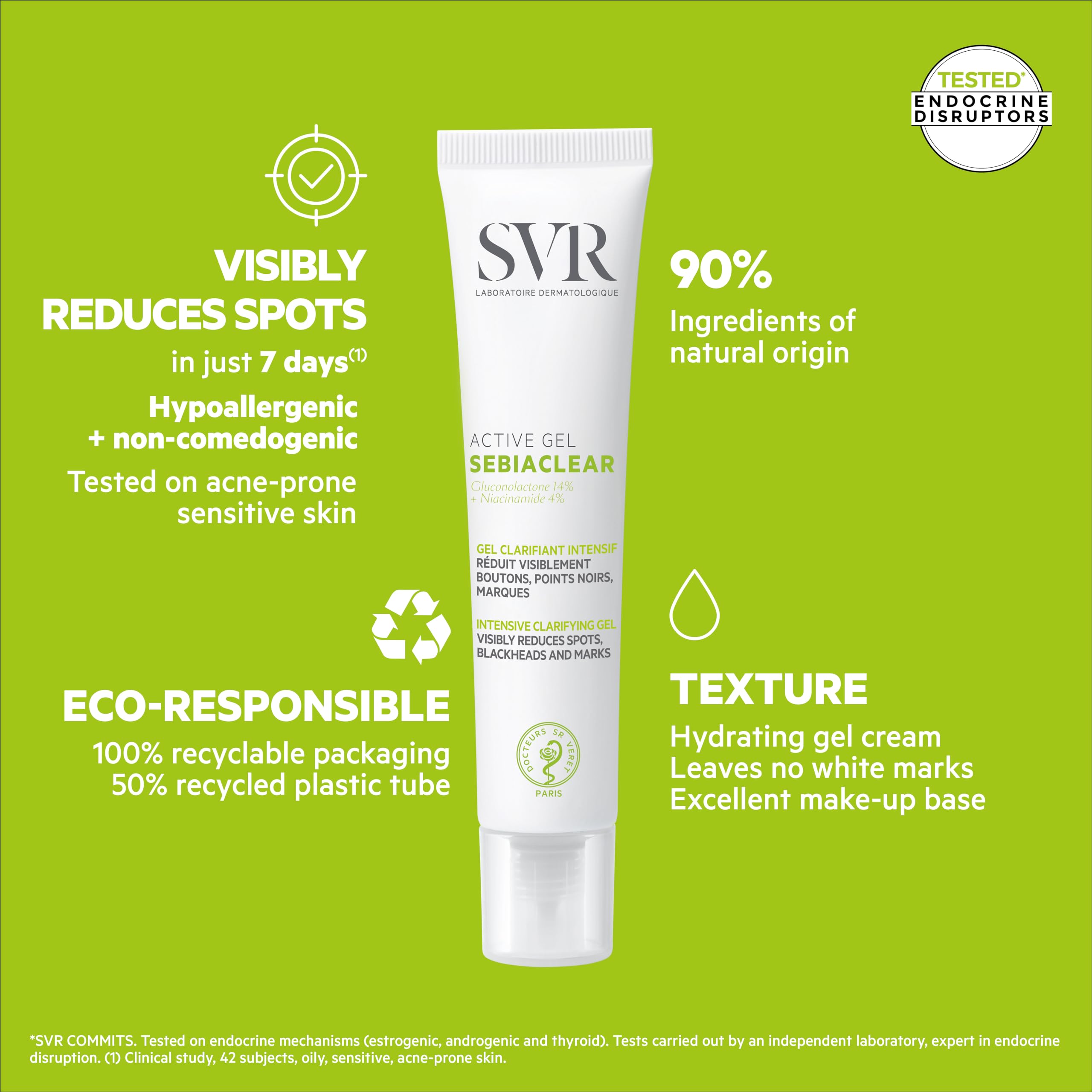 Foto 6 pulgar | Crema Hidratante Facial Svr Sebiaclear Active Gel Cream 40 Ml - Venta Internacional.