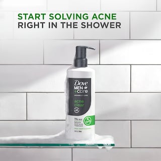 Foto 2 | Limpiador Dove Men + Care Advanced Care Acne Clear, 500 Ml, Paquete De 3 - Venta Internacional.