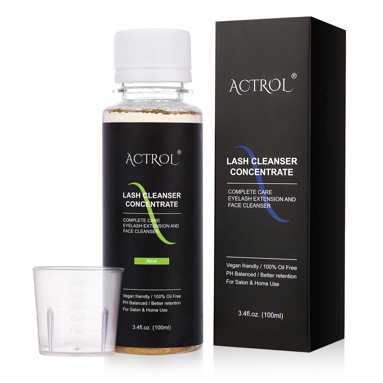 Foto 2 pulgar | Limpiador De Pestañas Concentrado Actrol Aloe 100 Ml Professional - Venta Internacional.