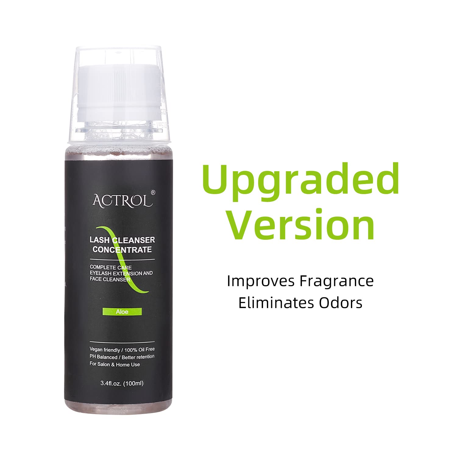 Foto 6 pulgar | Limpiador De Pestañas Concentrado Actrol Aloe 100 Ml Professional - Venta Internacional.
