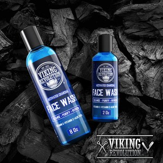 Foto 2 | Limpiador Facial Viking Revolution Charcoal 240 Ml Para Hombre, 2 Piezas - Venta Internacional.