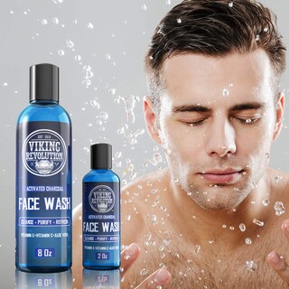 Foto 5 | Limpiador Facial Viking Revolution Charcoal 240 Ml Para Hombre, 2 Piezas - Venta Internacional.