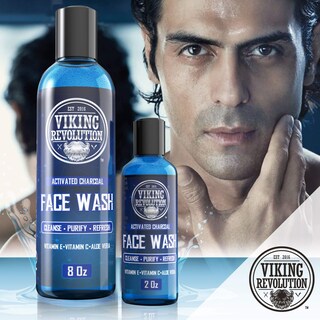 Foto 6 | Limpiador Facial Viking Revolution Charcoal 240 Ml Para Hombre, 2 Piezas - Venta Internacional.