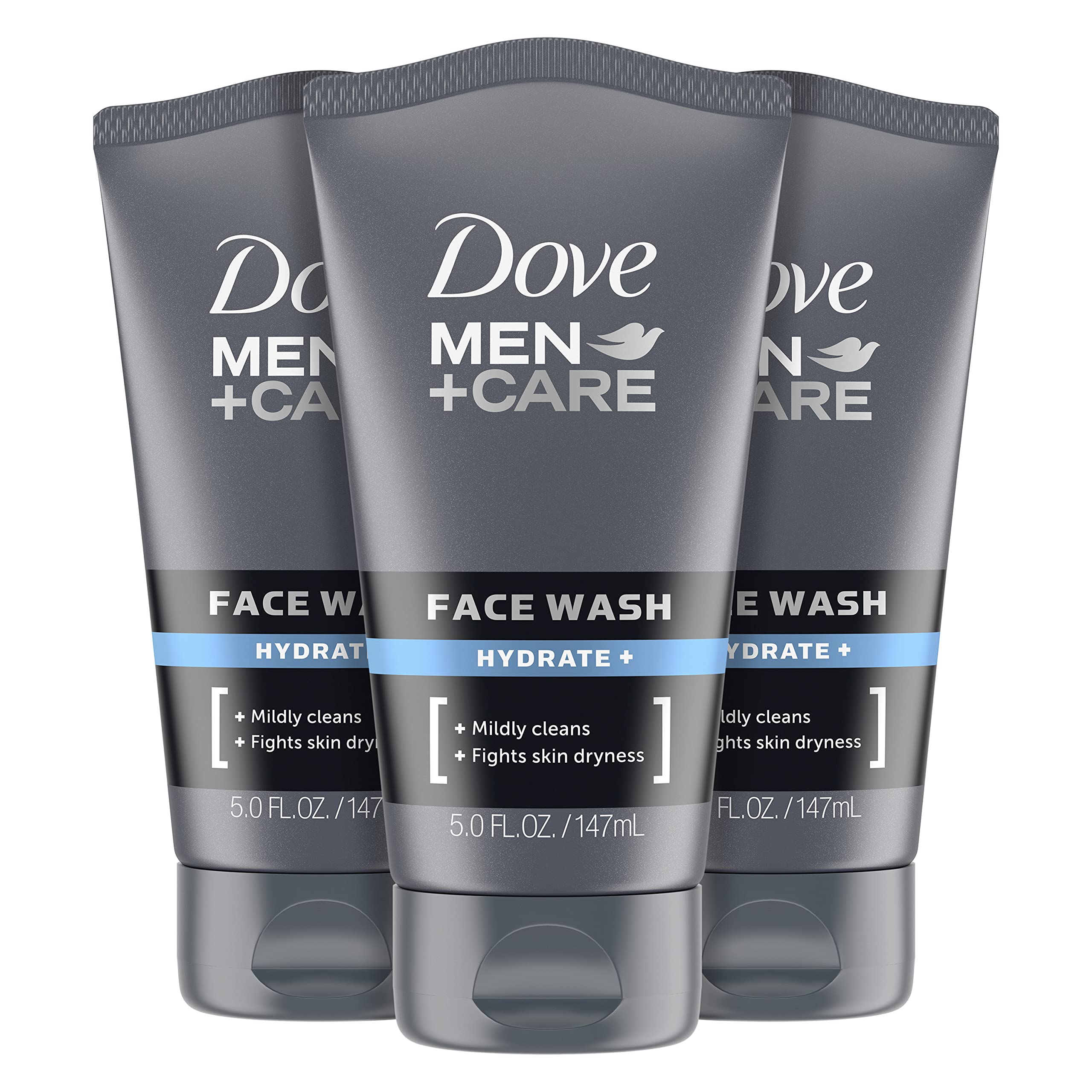 Foto 2 pulgar | Jabón Facial Dove Men + Care Hydrate Plus Skin Care 150 Ml X3 - Venta Internacional.