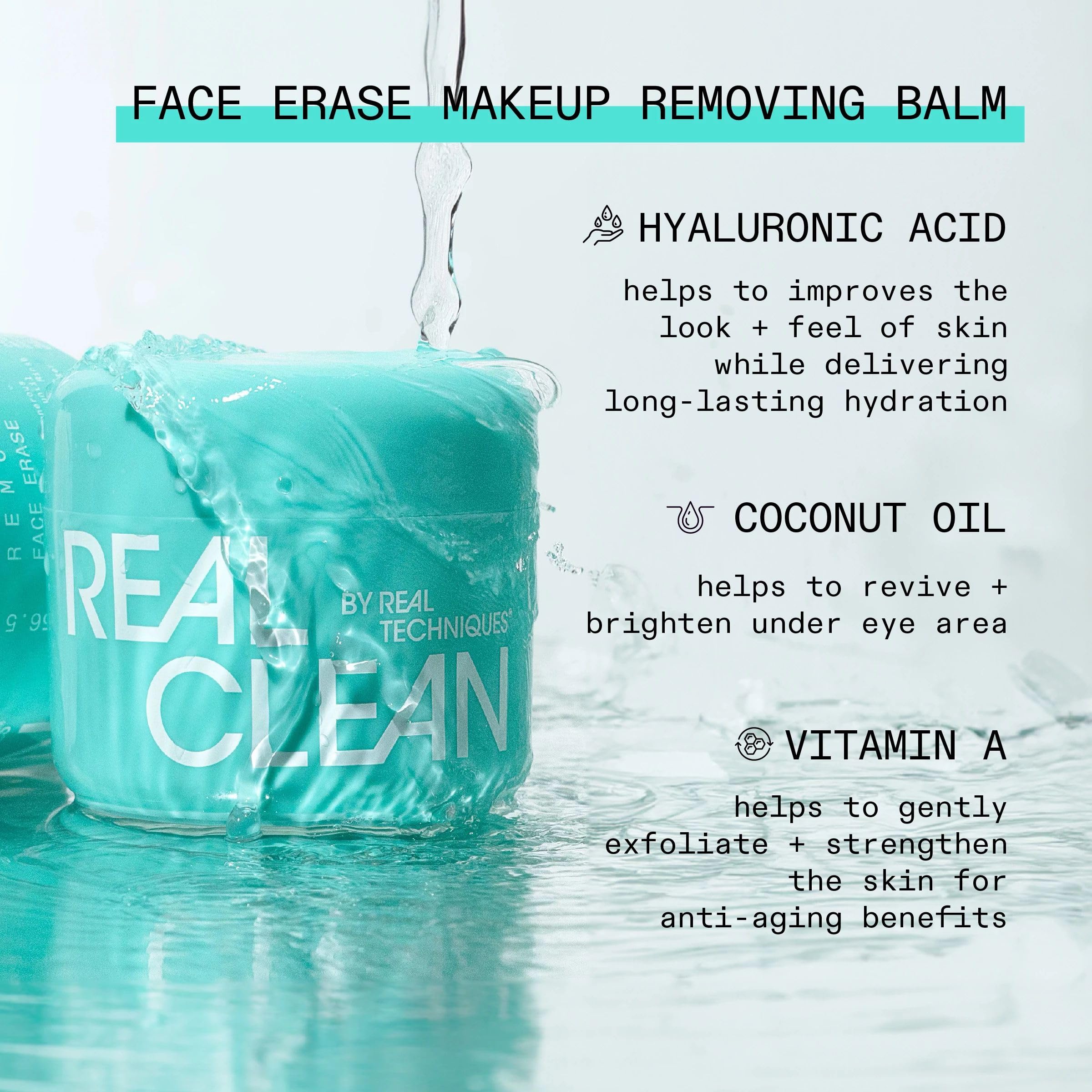 Foto 5 pulgar | Bálsamo Desmaquillante Real Techniques Real Clean 60 Ml - Venta Internacional.