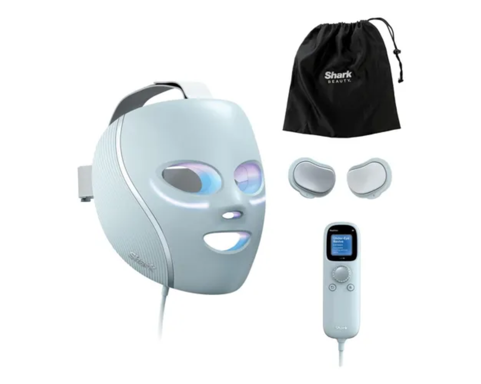 Foto 1 | Shark Cryoglow Mask Máscara De Luz Led Con Tecnología De Enfriamiento Para El Área Debajo De Los Ojos Fw312